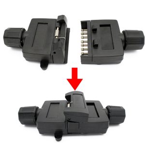 7 Pin Flat Male Plug & Female Socket Set plugs