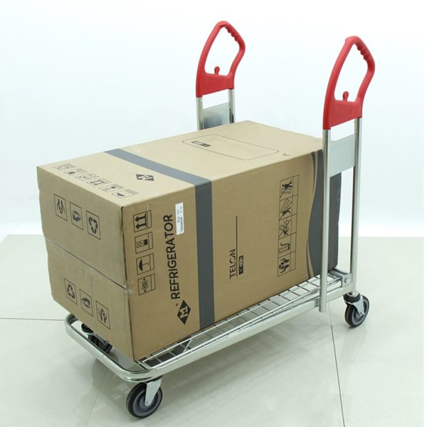 Industrial Utility Shopping Cart Warehouse Transport Cargo Trolley