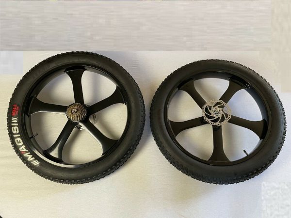 fat bike Five Spoke wheels front and rear