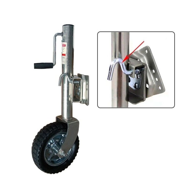 10 Inch Jockey Wheel Swing Up 2000LB Swivel Bracket for Trailer