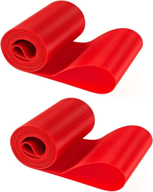 Bike Rim Liner Strips Fat Tire Inner Tube Protector Red
