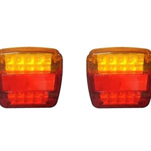 Trailer Lights Square Tail Stop Indicator