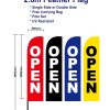 open flags Feather 2.6m
