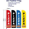 pizza Flags Feather 3m
