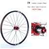 Thru Axle Carbon Fiber Hub Aluminium Bicycle Wheels