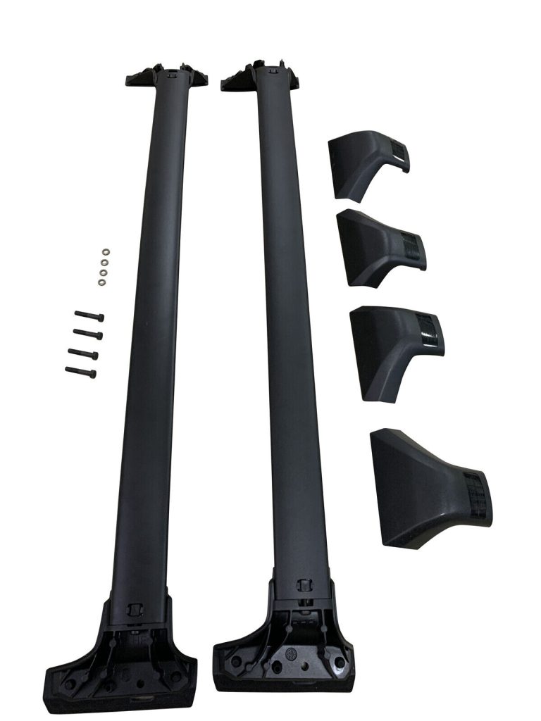 2 x Cross Bars / Black Roof Racks for Toyota Kluger GXL Grande