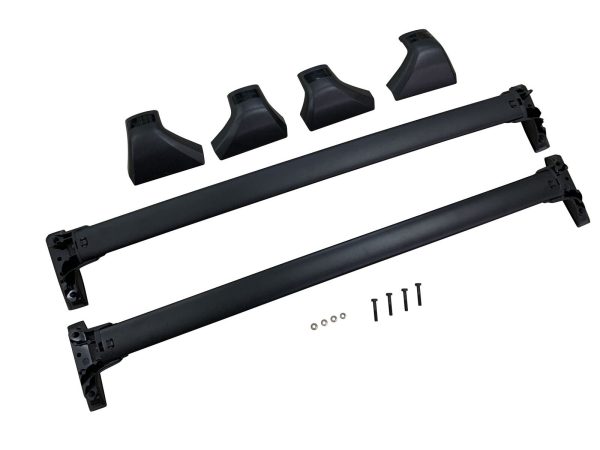 2 x Cross Bars / Black Roof Racks for Toyota Kluger GXL Grande