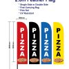 pizza Flag Feather 2.6m