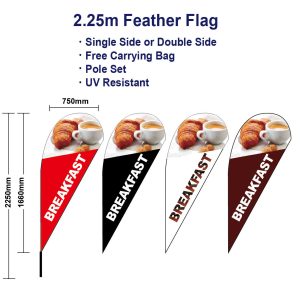 2.25m 2.55m 3.7m Breakfast Flag