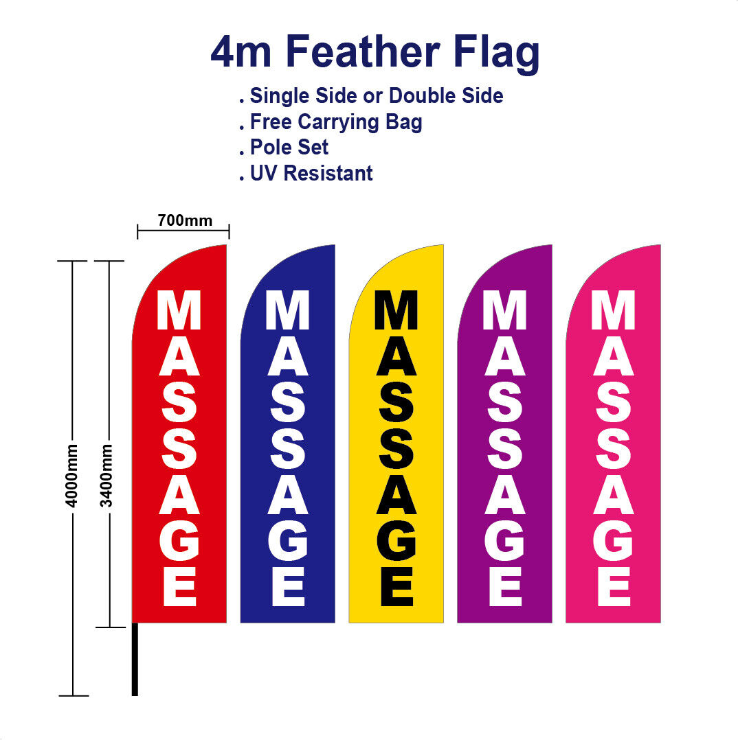 4m Massage Flag