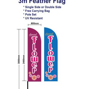 Flower Flag Feather Flags