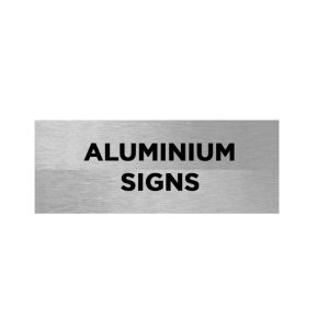 custom aluminium signs