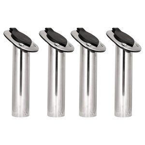 15-90 Degree 316 Stainless Steel Boat Fishing Rod Holder Flush Mount 4pcs  OZ-JN - Industrial Products & Tools, Home & Garden, Ourdoors