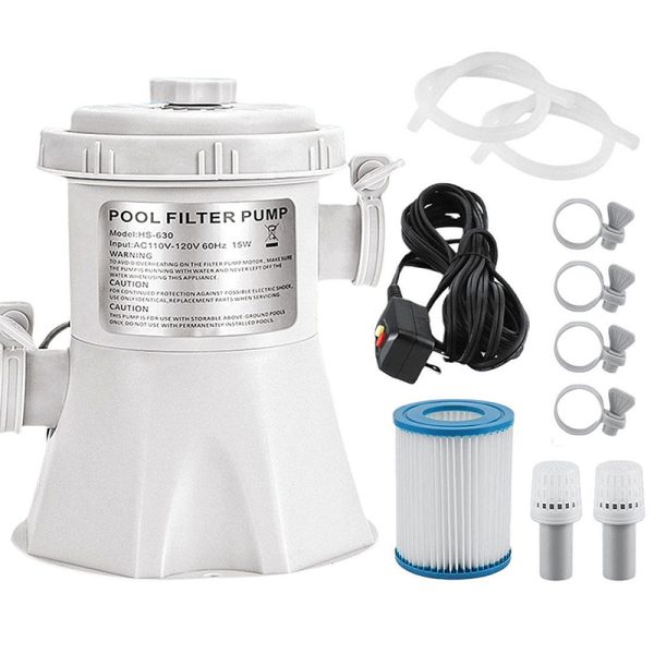 Electric Swimming Pool Filter Pump Water Cleaning Tool for Pools ...