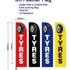 Tyres Flag Feather Flags-XL
