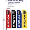 Tyres Flag Feather Flags-s