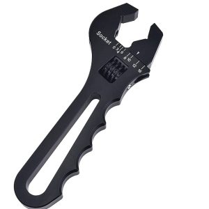 AN3-AN16 Hose Fitting Wrench Adjustable Spanner Wrench Aluminium Tool for Air Fuel Hose End Fitting