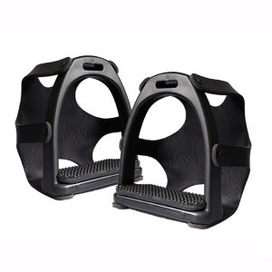 Adult Endurance Resin Safety Stirrups with Cage Lightweight and Strong Horse riding Stirrup