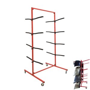 Mobile Bumper Stand with Wheels Panel Stand