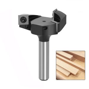 Spoilboard Surfacing Router Bit 3 Teeth 1/2 inch Shank for Woodworking Tools