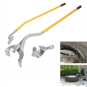 17.5"-24.5" Tire Changer Set Steel Mount Demount Removal Tools Tubeless Extra Bead Keeper