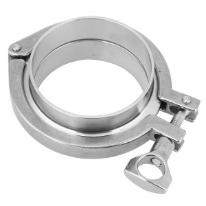 Tri Clover Clamp 3 Inch Clamp 76mm Pipe Sanitary Ferrule Union Set 304 Stainless Steel