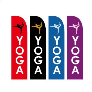 Yoga Flag Feather