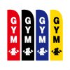 Gym flag Fitness flags Feather