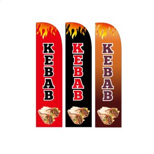 kebab Feather Flags