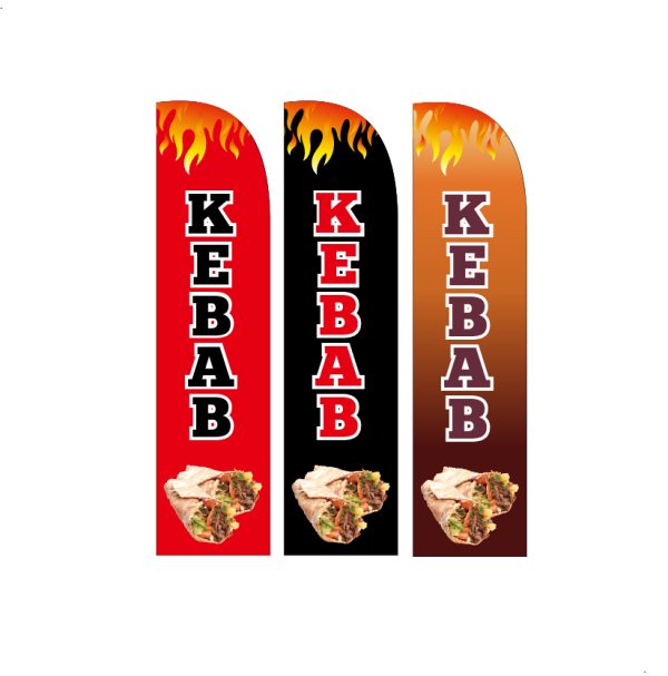 kebab Feather Flags