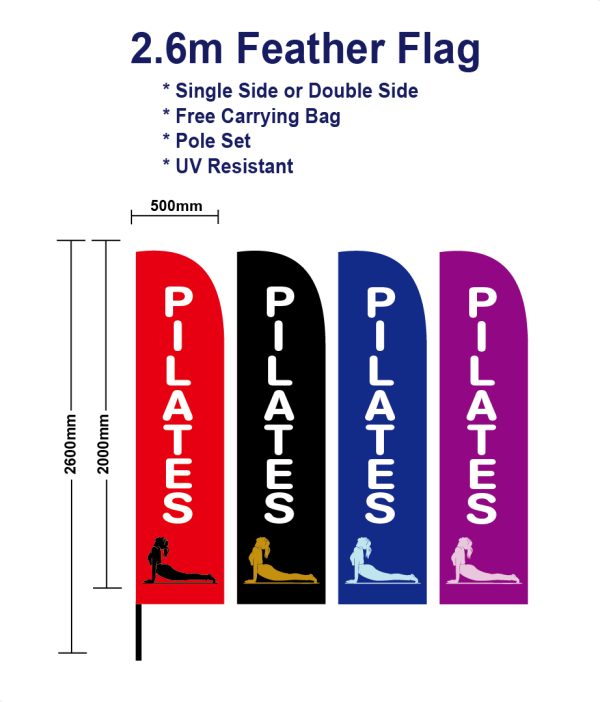 Pilates flag 2.6m