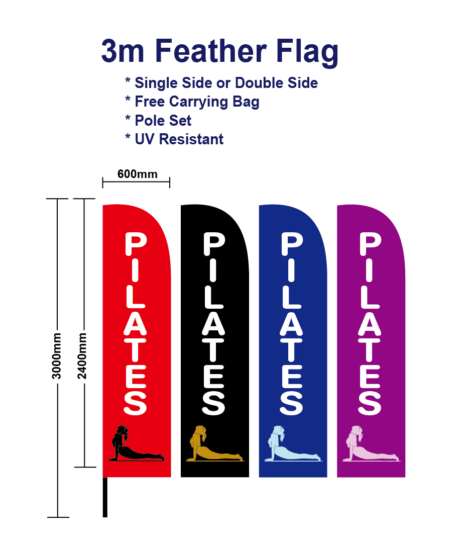 Pilates flag 3m
