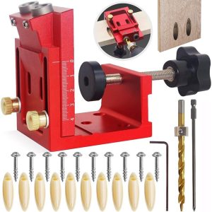 15 Degree Drill Guide Adjustable Height Hole Opener Angle Drill Guide Corner Clamps