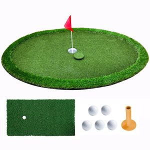 150x100cm Floating Golf Green for Pool Outdoor Floating Green Golf Foldable Golf Putting Mat Pool Golf Gift for Golfer
