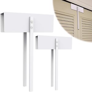 2pcs Bifold Door Lock Folding Door Lock Child Pets Safety Locks Protection for Closets Cabinets Pantry