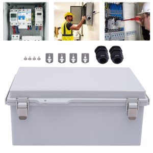 350x250x150mm Outdoor Electrical Junction Box Large IP67 Waterproof ABS Plastic Project Case