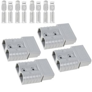 4pcs 120 Amp Anderson Plug with 8 Terminals Anderson Power Plug Exterior Connector 175 Amp 350 Amp