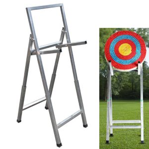 Adjustable Height Archery Target Stand Telescopic Folding Target Stand with EVA Target for Arrow Shooting Practice