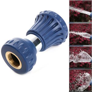 Garden Hose Nozzle Heavy Duty Brass Hose Nozzle Adjustable Water Flow Leak Proof & Best High-Pressure Sprayer