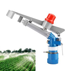 1" Irrigation Spray Sprinkler Tool Large 360° Adjustable Impact Area Water