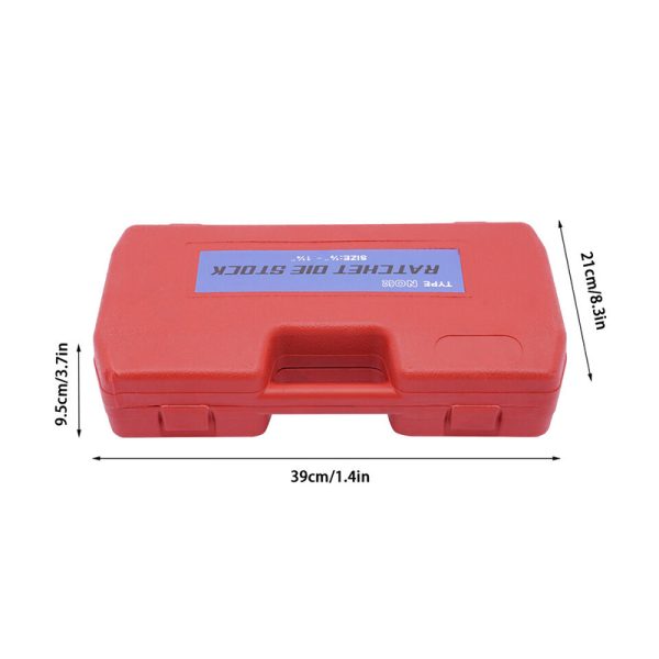 Pipe Threader Pipe Threading Kit Manual Plumber Die Ratcheting Pipe Thread Tool - Image 10
