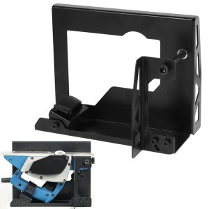 82mm Electric Planer Stand Flip Support Shelf Electric Planer Mount Bracket with 2 Wrench for Woodworking