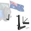 Trailer Bar Black Foldable Car Flagpole Bracket