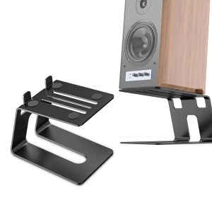 Desktop Speaker Stand with Vibration Absorption Pad Desk Audio Stand