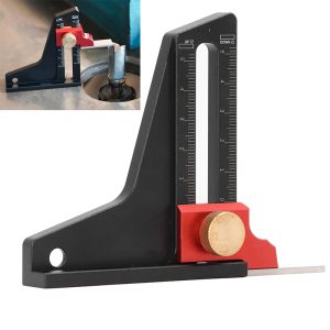 Router Table Height Gauge 0-50mm Adjustable Saw Table Height Gauge Table Saw Depth Gauge Depth Measuring Ruler