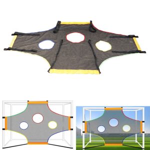 Soccer Target Net Football Goal Shooting Practice Target Portable Training Equipment with Bag