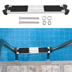 Stainless Steel Pool Rung Step Swimming Pool Ladder Rung Steps Anti Slip Pedal Replacement
