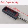 0.5kg-5kg Pure Graphite Ingot Mold With Handle Casting Crucible Melting Metal Gold Silver