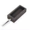 0.5kg-5kg Pure Graphite Ingot Mold With Handle Casting Crucible Melting Metal Gold Silver