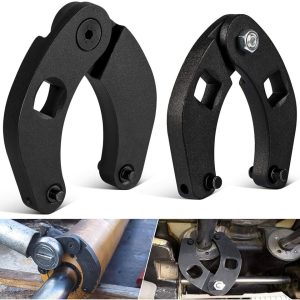 2pcs Adjustable Gland Nut Wrench 1266+7463 Spanner Tool Set for Hydraulic Cylinder